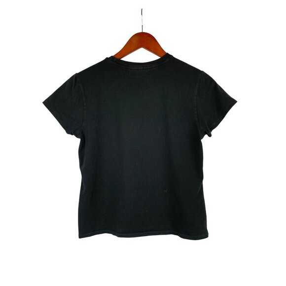 Valerie Stevens Casual Petite Black T-Shirt Pima Cotton/Spandex PM - Picture 2 of 3